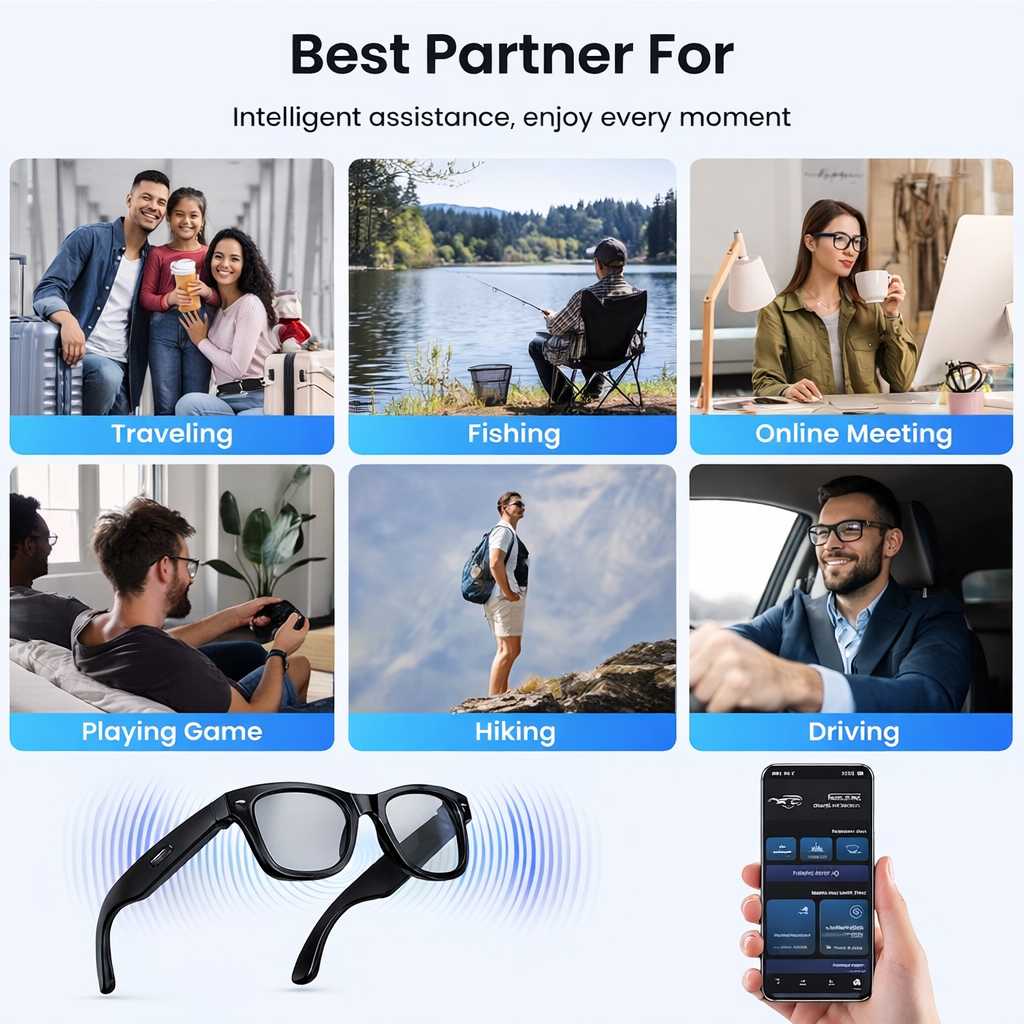 Royaluxe™ Smart AI Camera Glasses