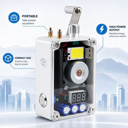 Royaluxe™ PowerCrank Emergency Generator