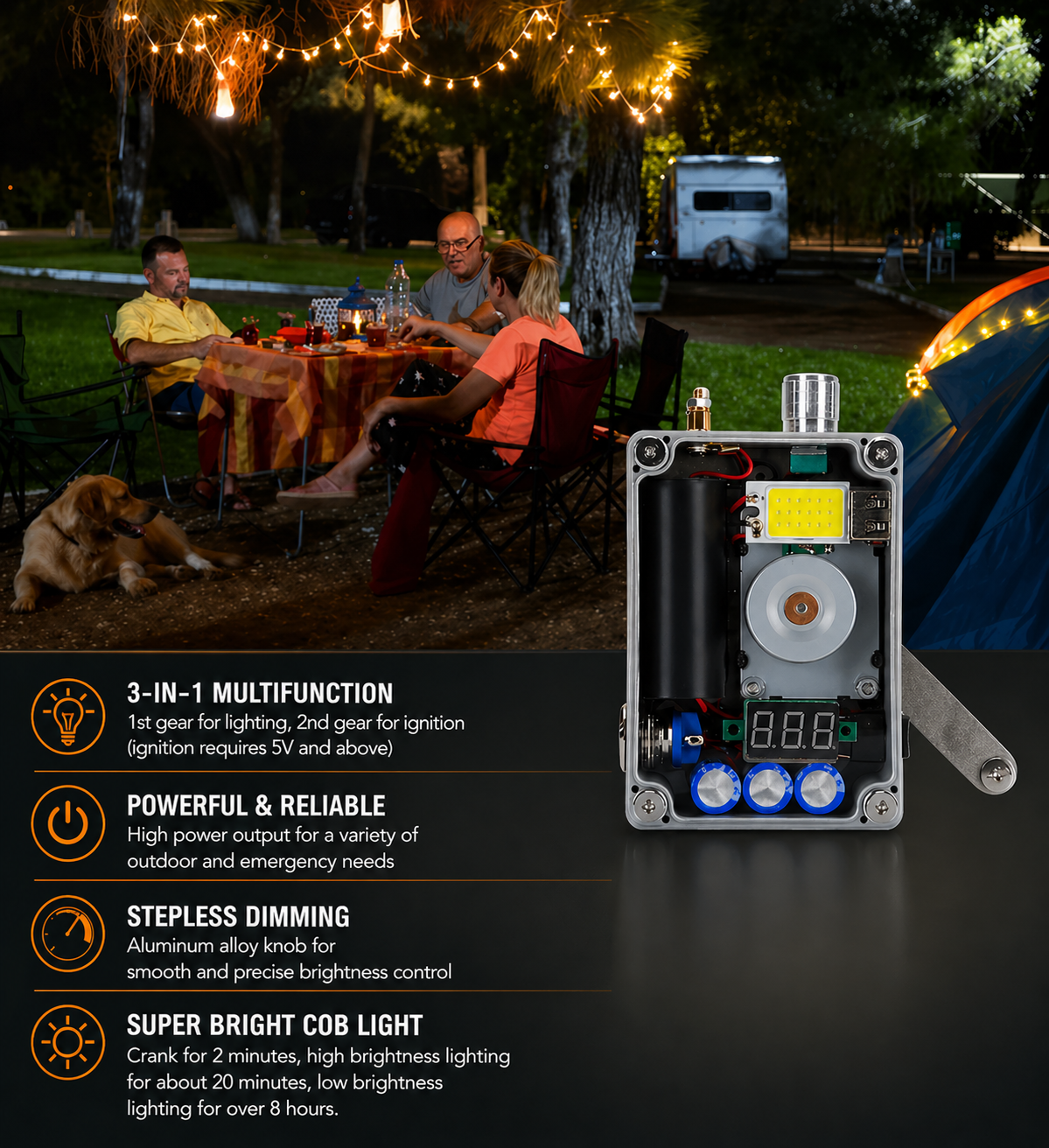 Royaluxe™ PowerCrank Emergency Generator