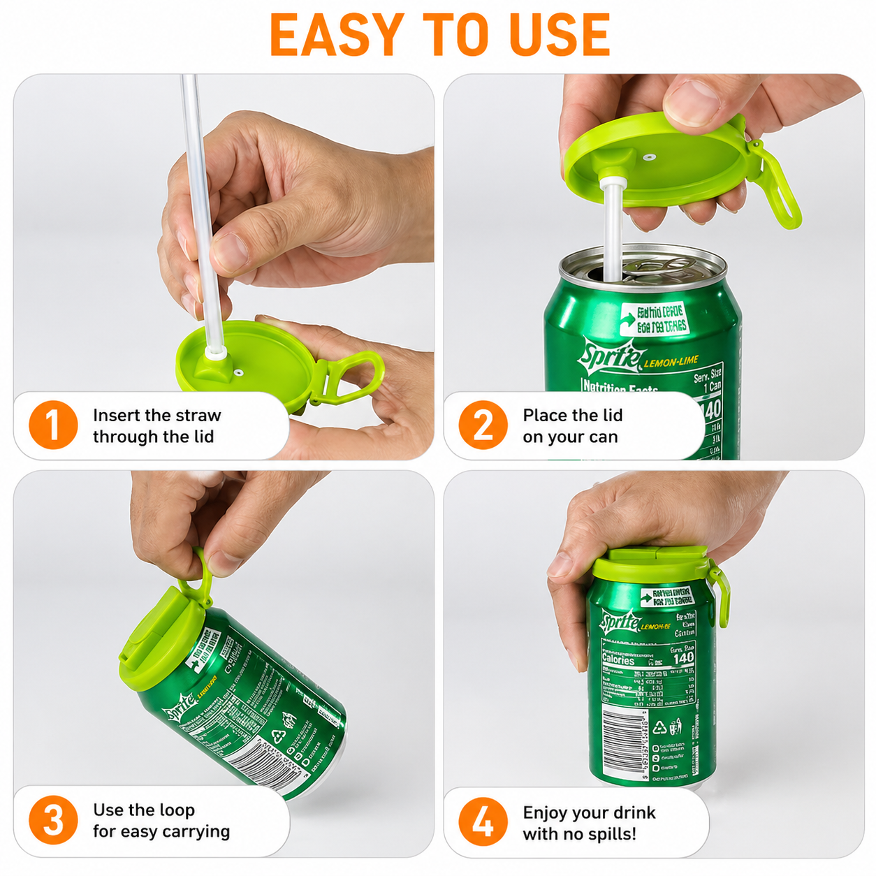 Royaluxe™ SipSeal Can Lid