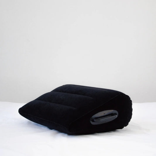 Inflatable PVC Flocking Triangle Wedge Pillow for Bed Sofa Support